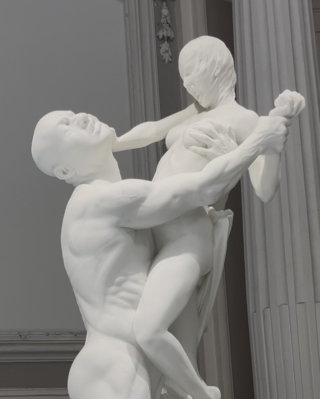 Aiace e Cassandra, l'opera di Jago esposta allo Jago Museum